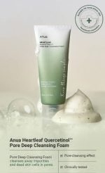 Anua Heartleaf Quercetinol Pore Deep Cleansing Foam 150ml - Image 4